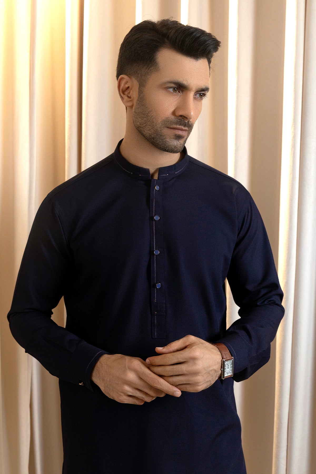 Men’s Deep Blue Waistcoat Waistcoat Set