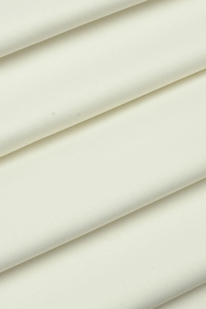 OFF WHITE BLENDED UNSTITCHED KAMEEZ SHALWAR FABRIC