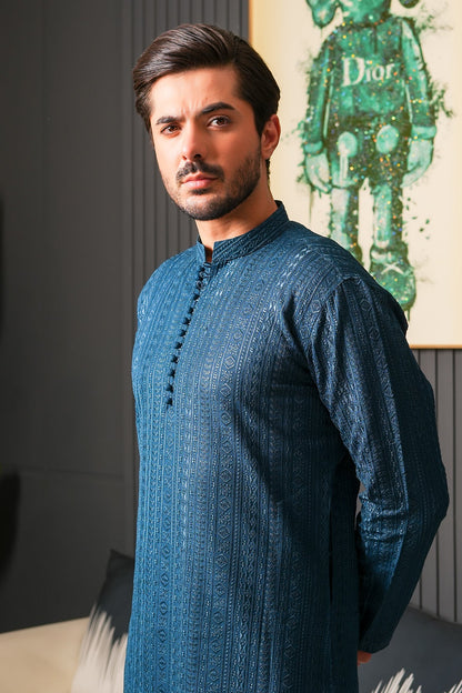 Royal Blue Designer Kurta Pajama