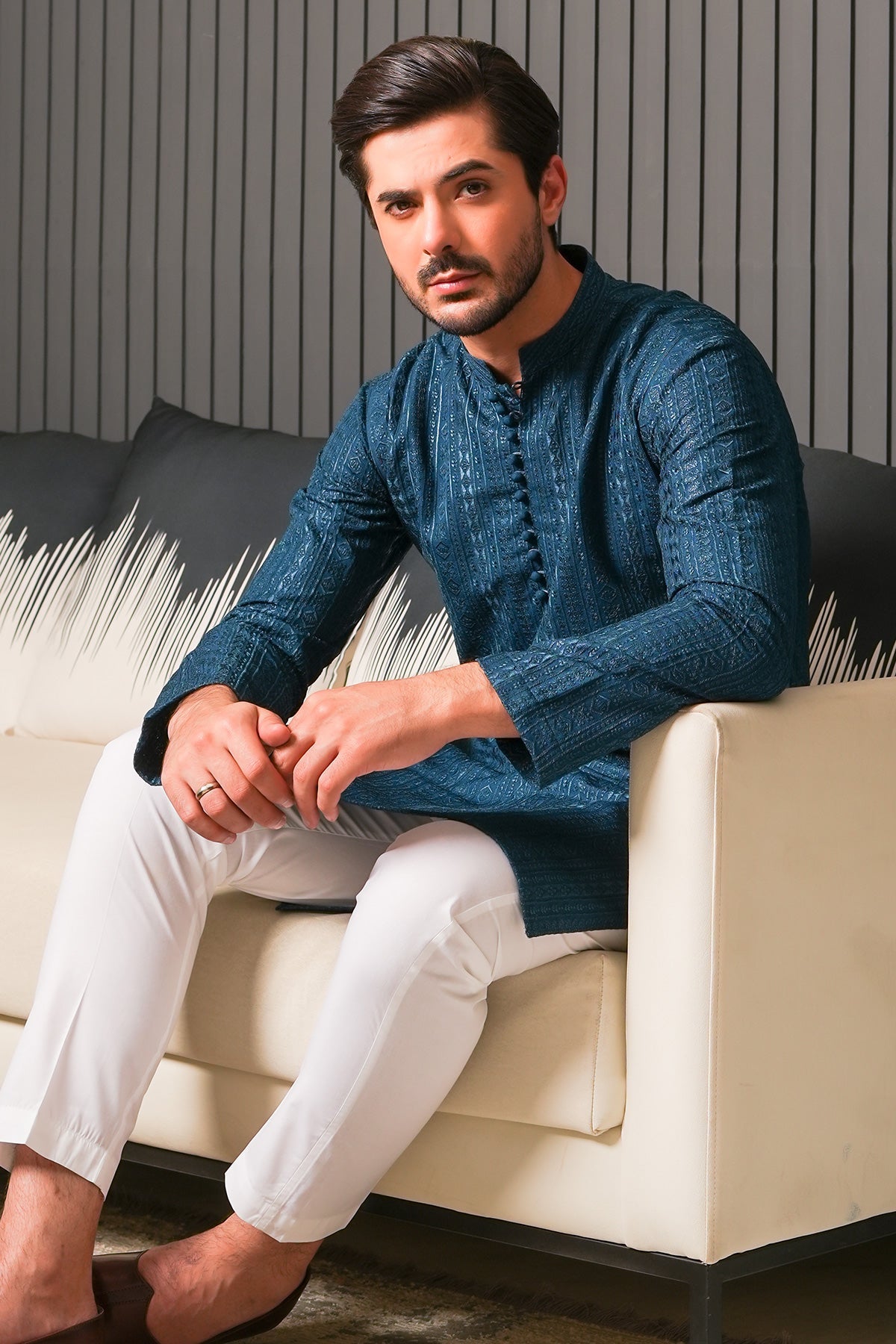 Royal Blue Designer Kurta Pajama