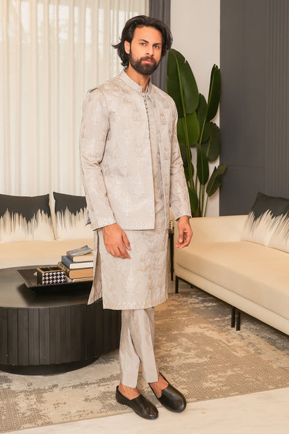 Grey Designer Kurta pajama